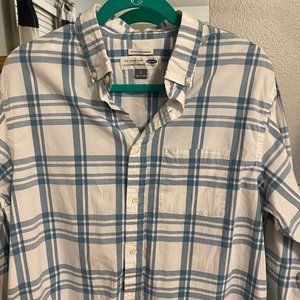 Old Navy The Classic Shirt Plaid Standard Fit